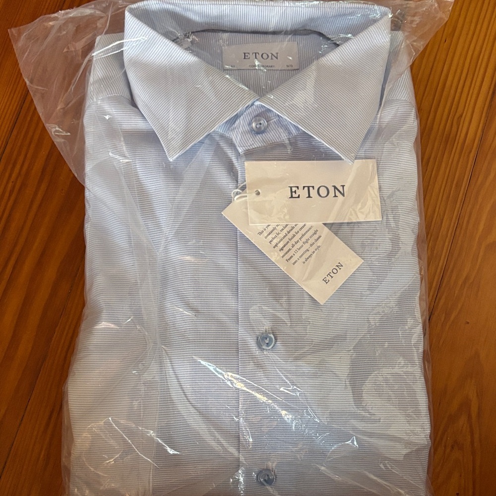 Eton Light Blue Men's Dress Shirt